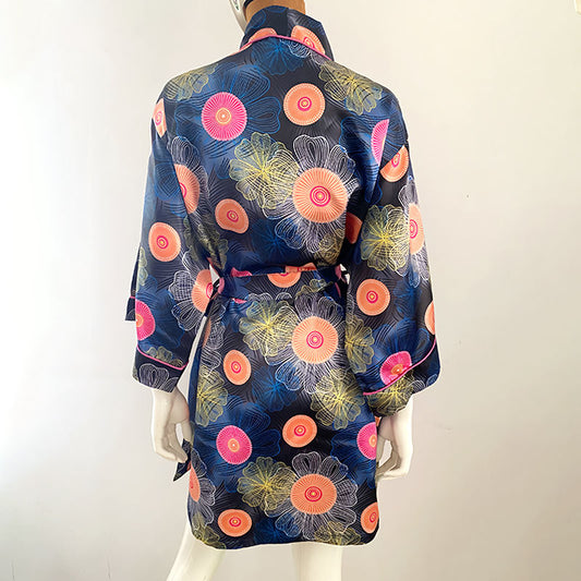 Breathable Short Sleeve Printed Loungewear